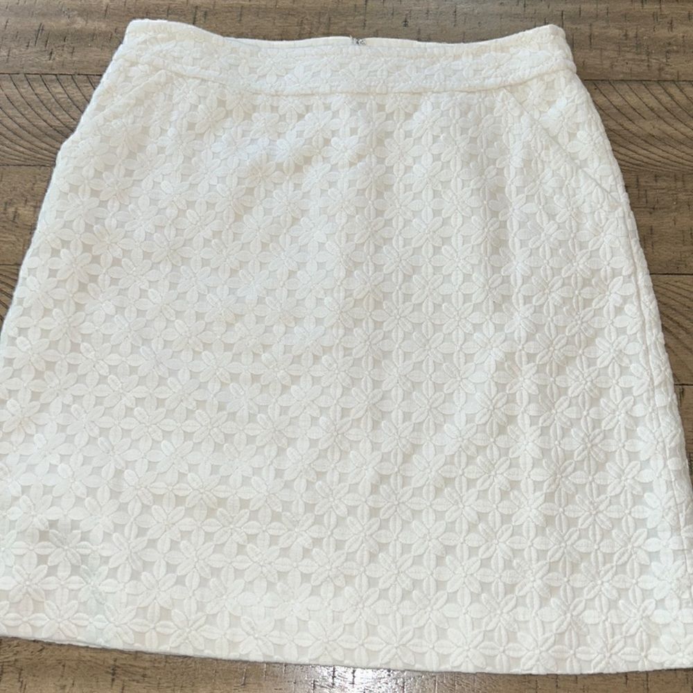 Polished & Chic Shell 🐚 White 2 Pockets! Lined Skirt Summertime☀️🏖️✈️ Style!
